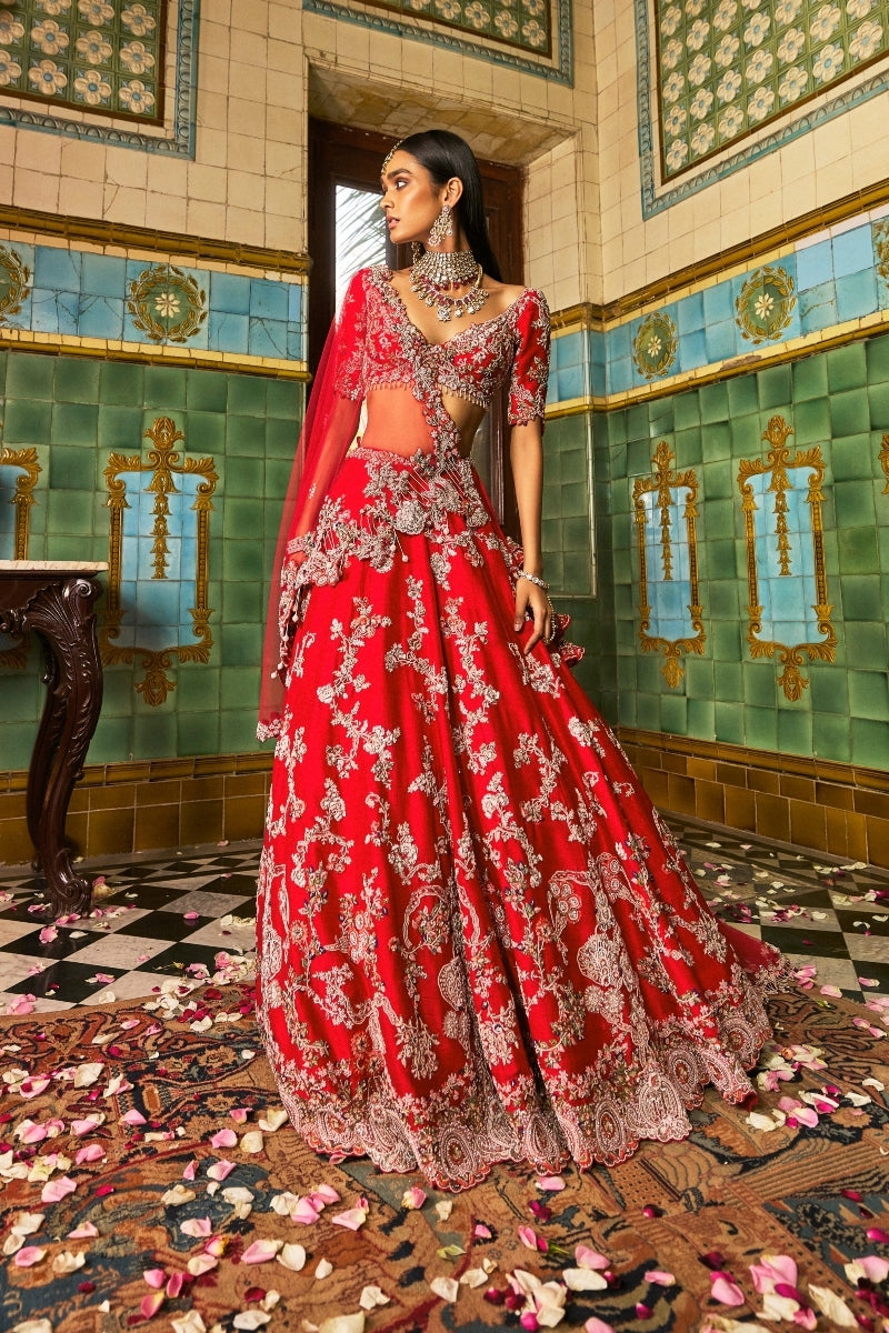 "Charlotte" Bridal Lehenga Set