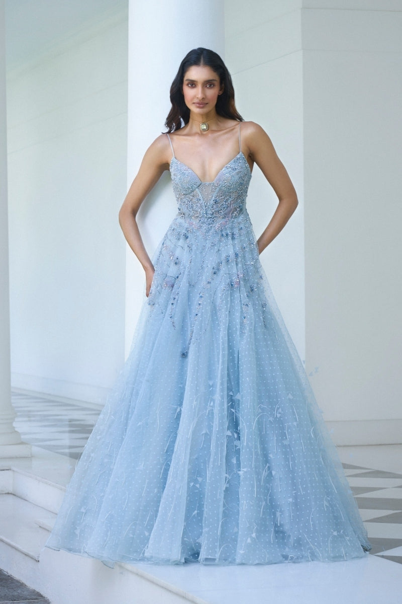 "Adira" Organza Gown