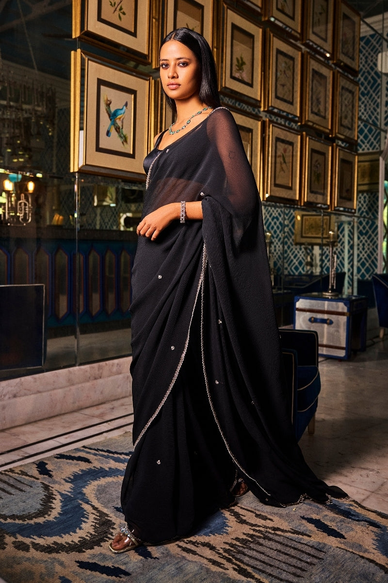 "Orna" chiffon saree