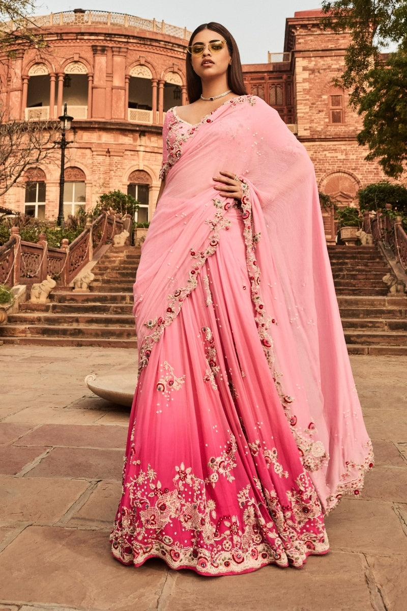 "Raisa" Lehenga saree