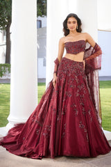 "Eliora" Tulle Lehenga Set