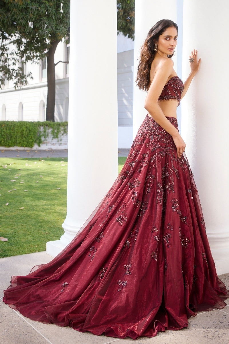 "Eliora" Tulle Lehenga Set