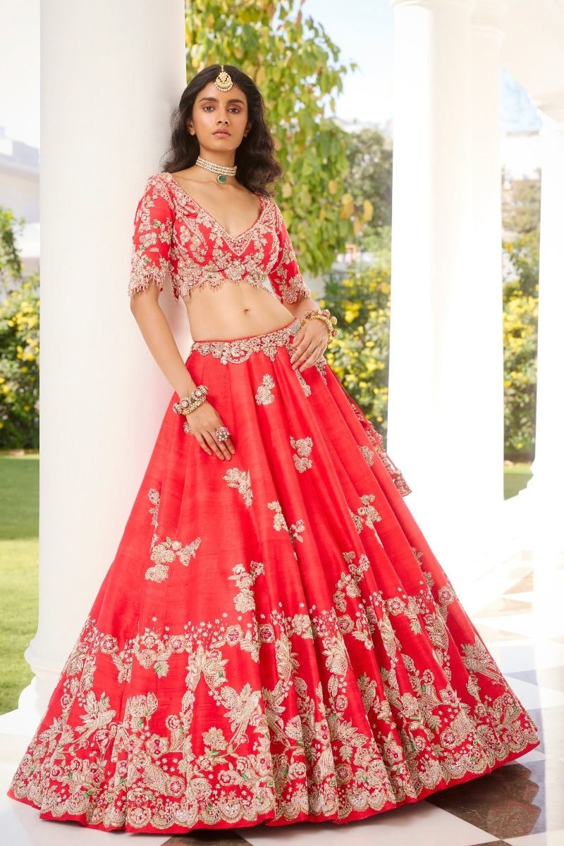 "Eden" Silk Lehenga Set