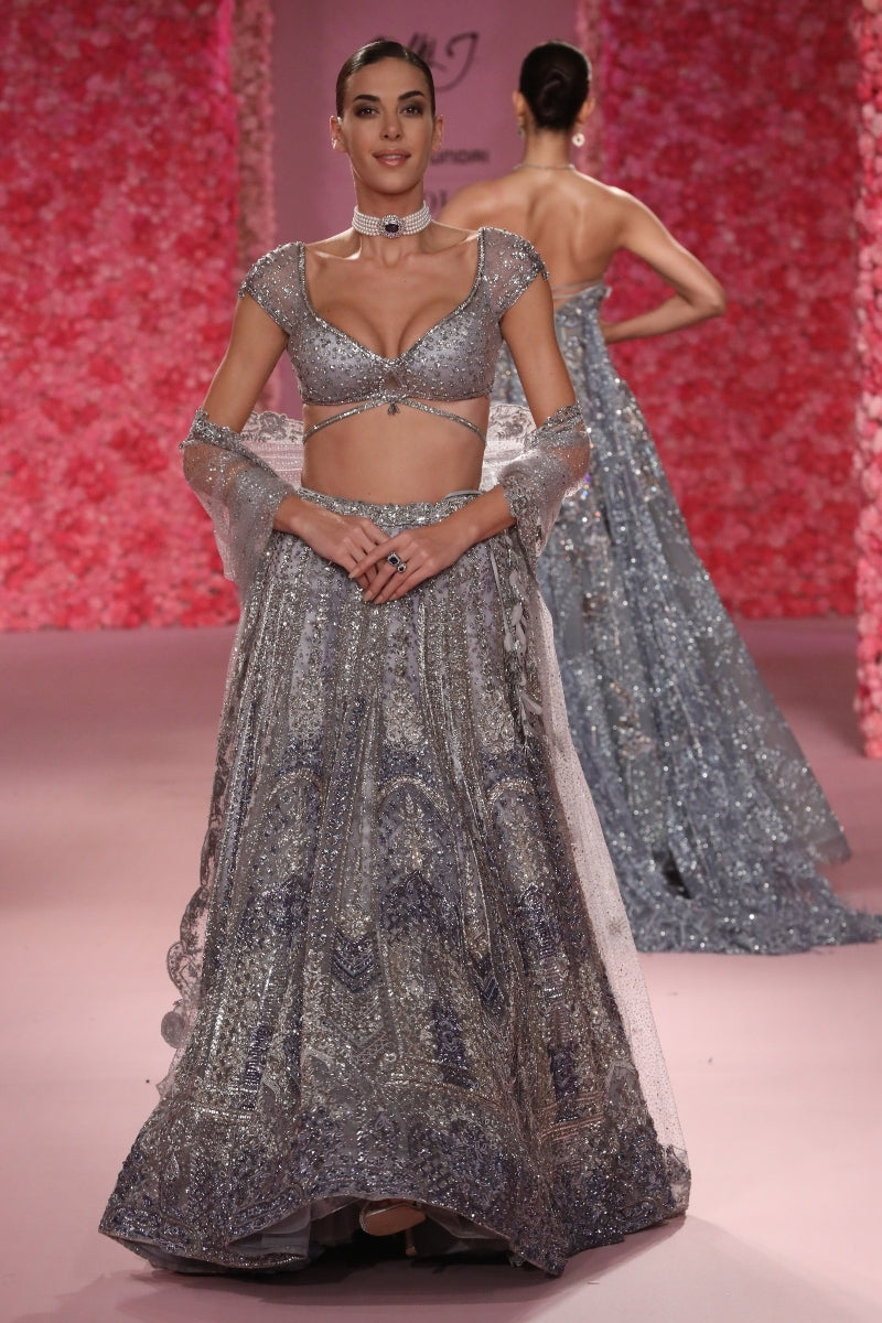 "Sabine" Cocktail Lehenga