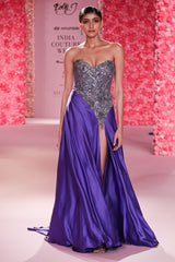 "Violette" Cocktail Gown