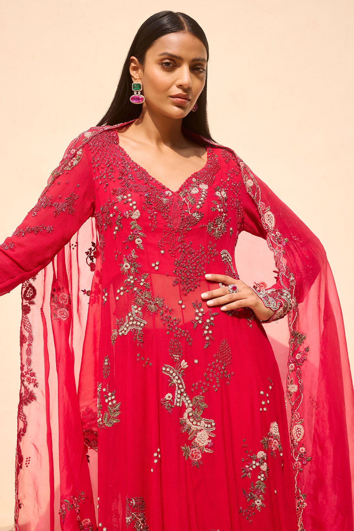 Blushfire Kurta Sharara Set