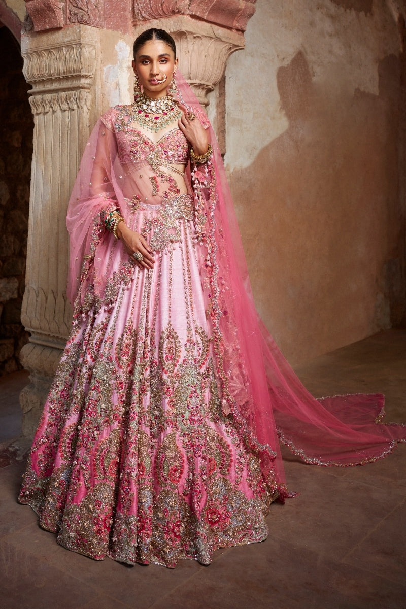 "Chaarvi" Bridal Lehenga