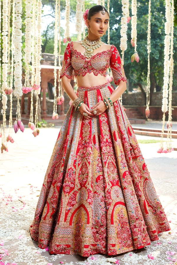 Low cost bridal lehengas best sale