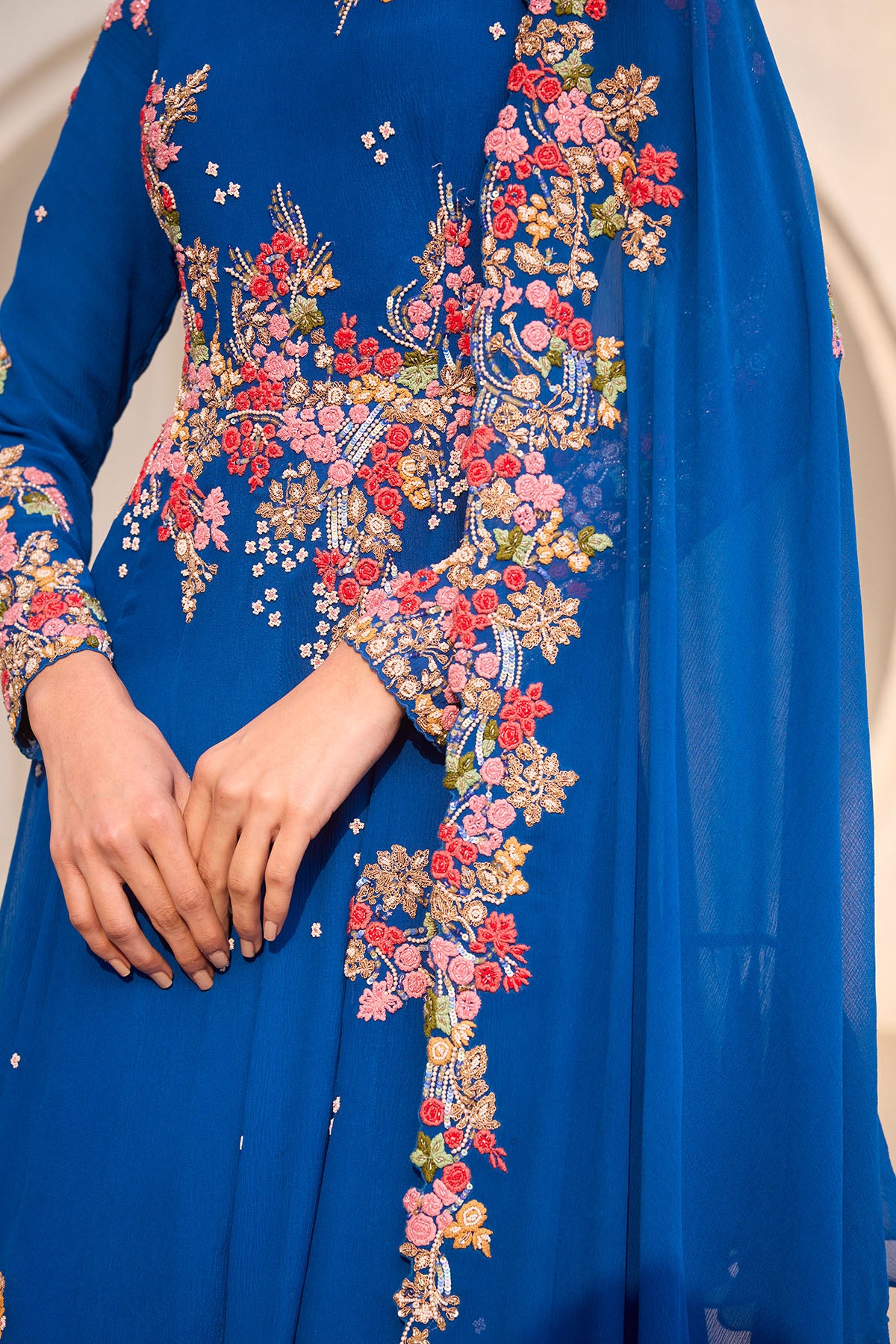 Ethereal Blossom Anarkali