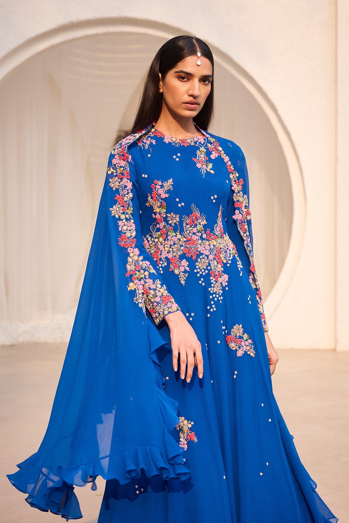 Ethereal Blossom Anarkali