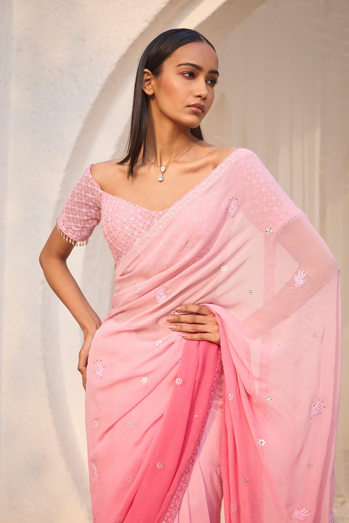 Anila Ombre Saree