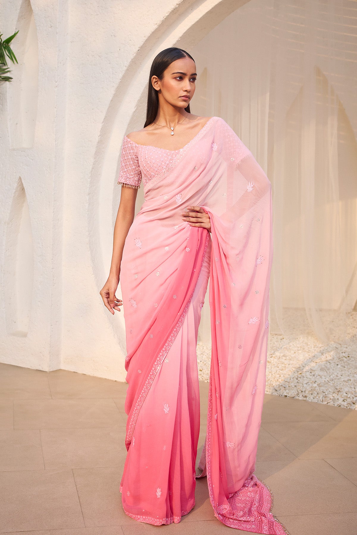 Anila Ombre Saree