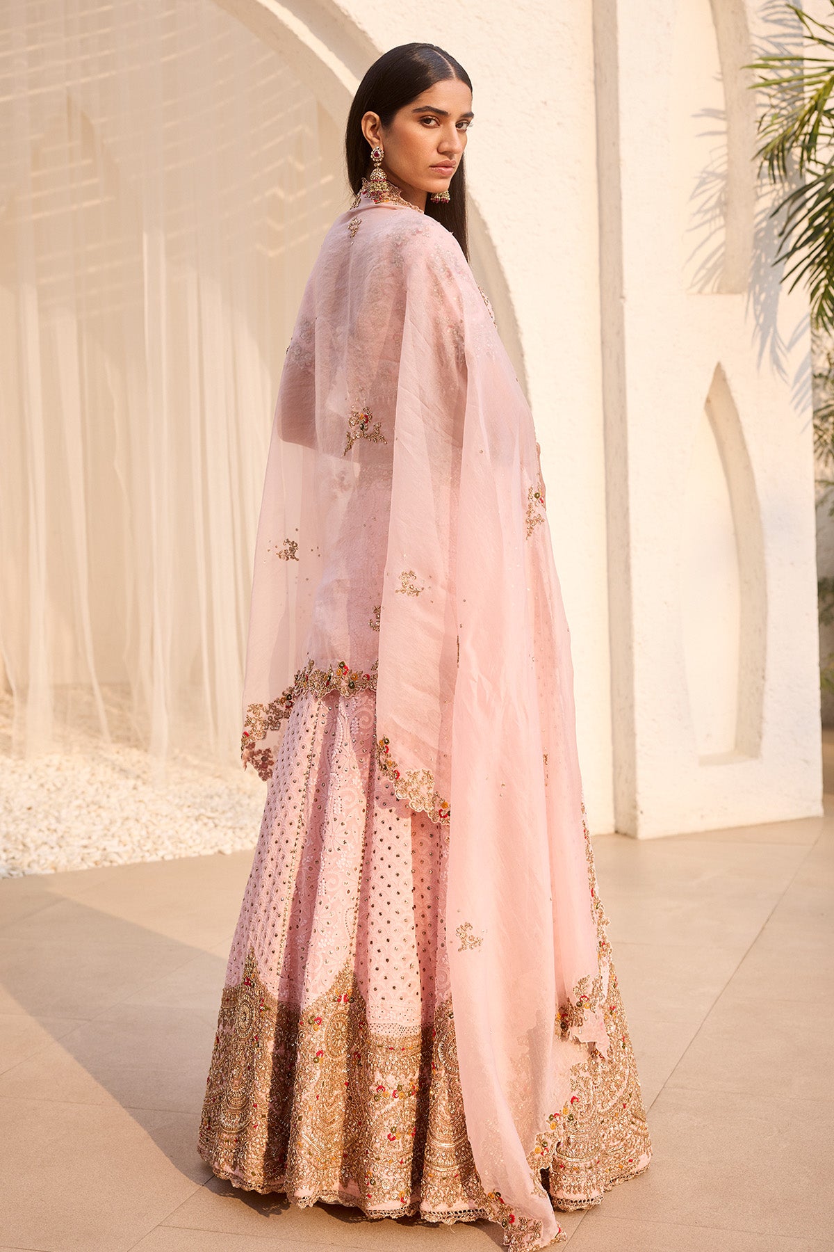 Rosaline Chikankari Lehenga