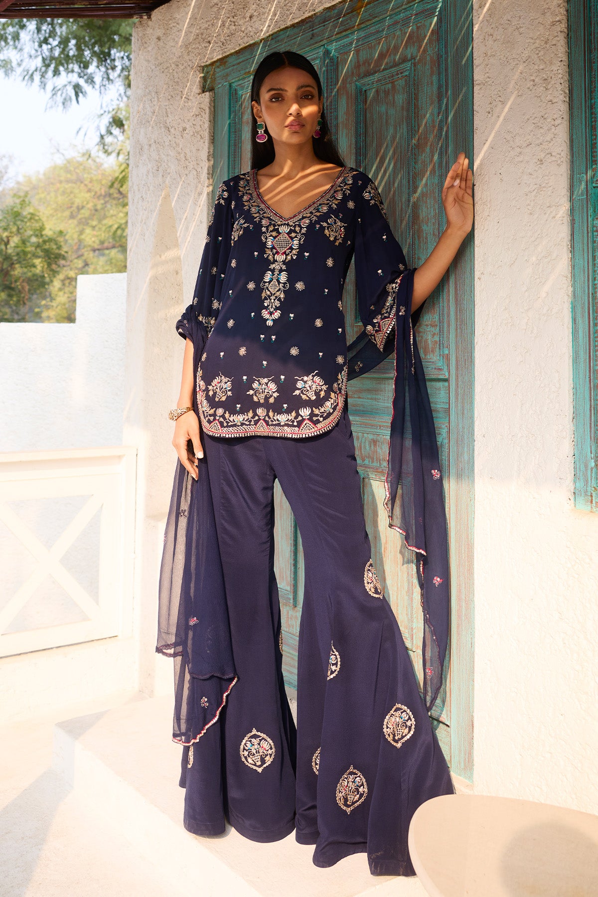 Nia Kurta and Flare Pant Set