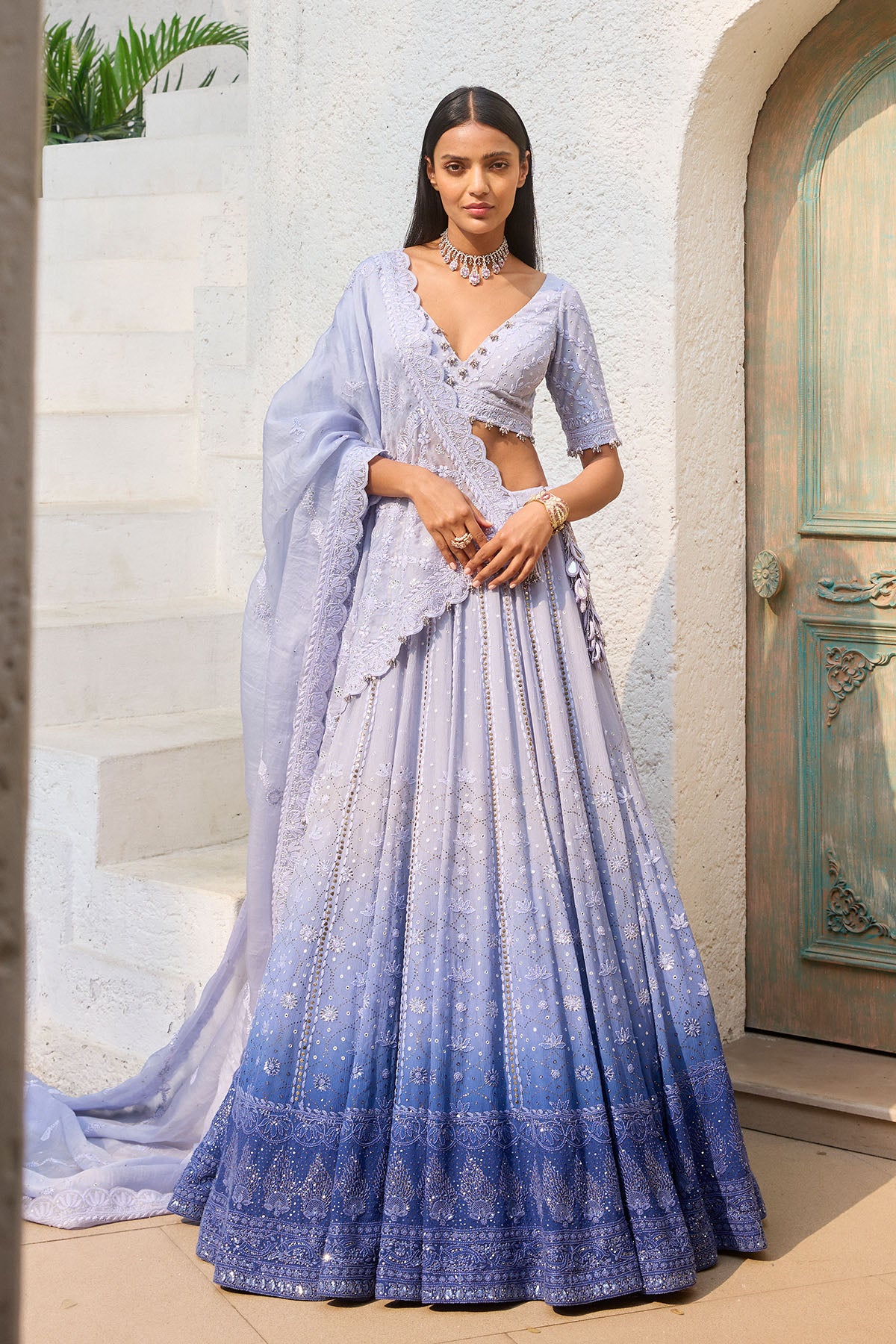 Twilight Dew Lehenga