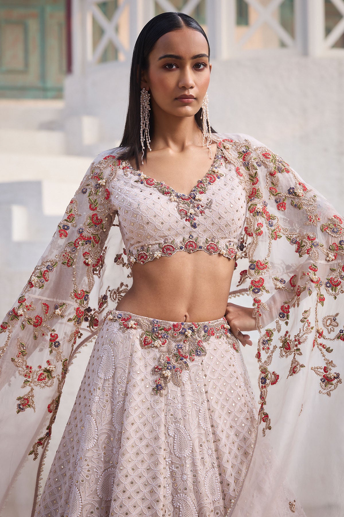 Paisley dream Chikankari Lehenga