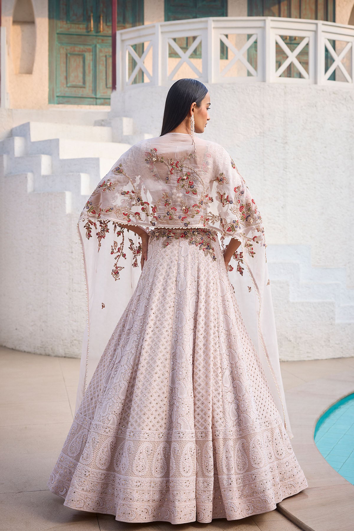 Paisley dream Chikankari Lehenga