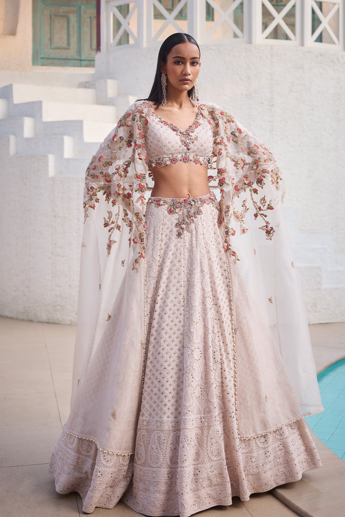 Paisley dream Chikankari Lehenga