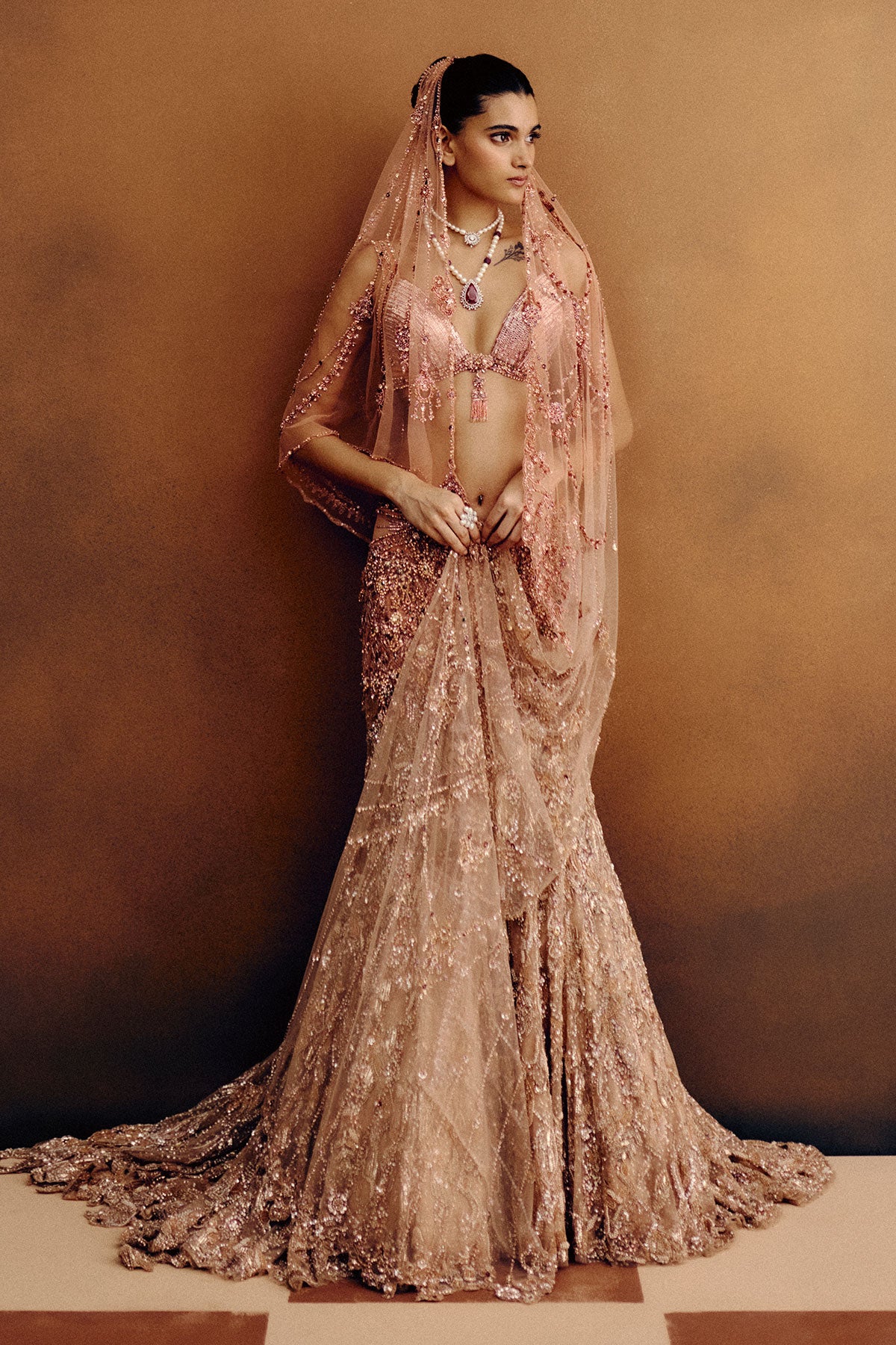 Amberlux Cocktail Lehenga