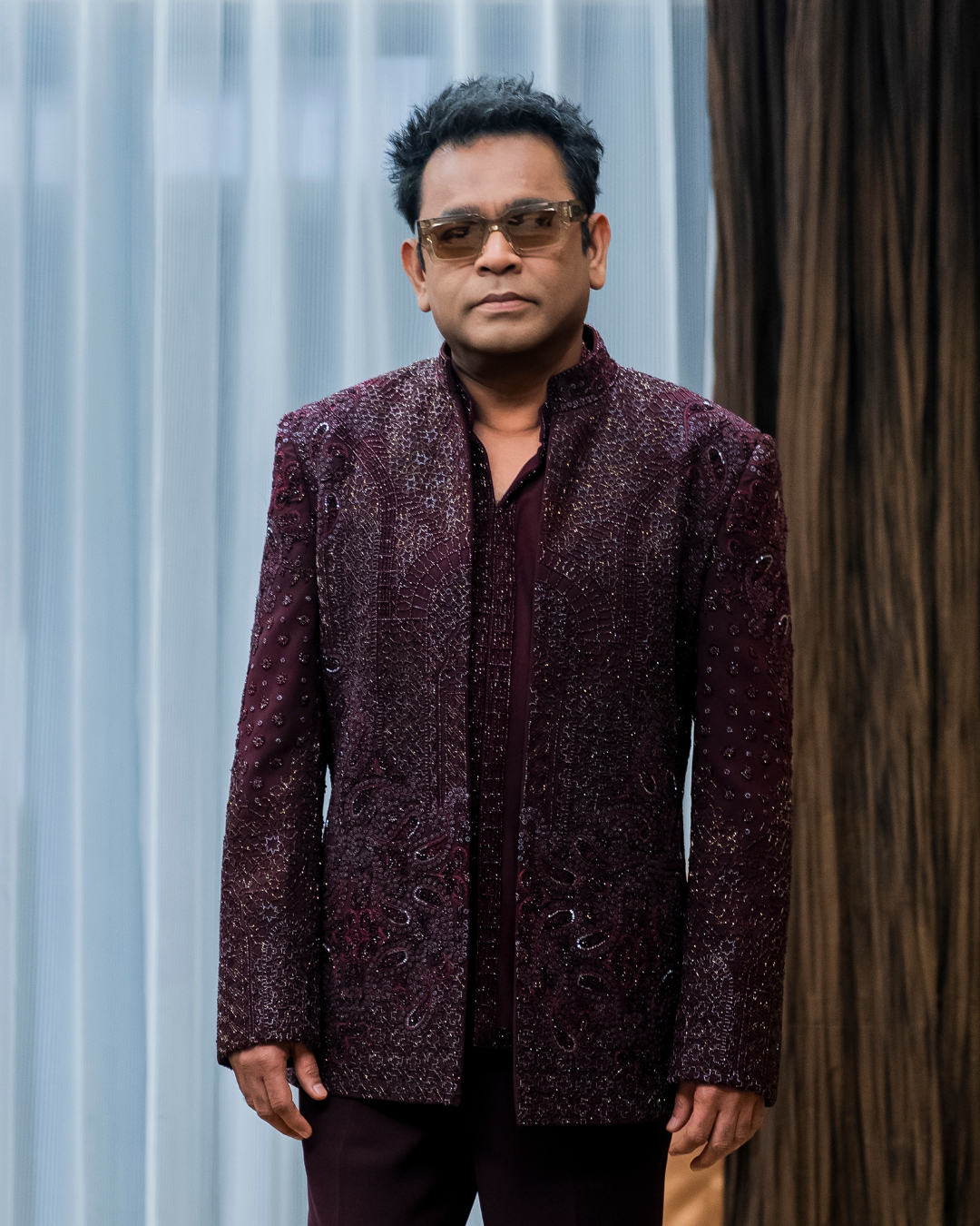 AR Rahman in Mirage Open Jacket Set