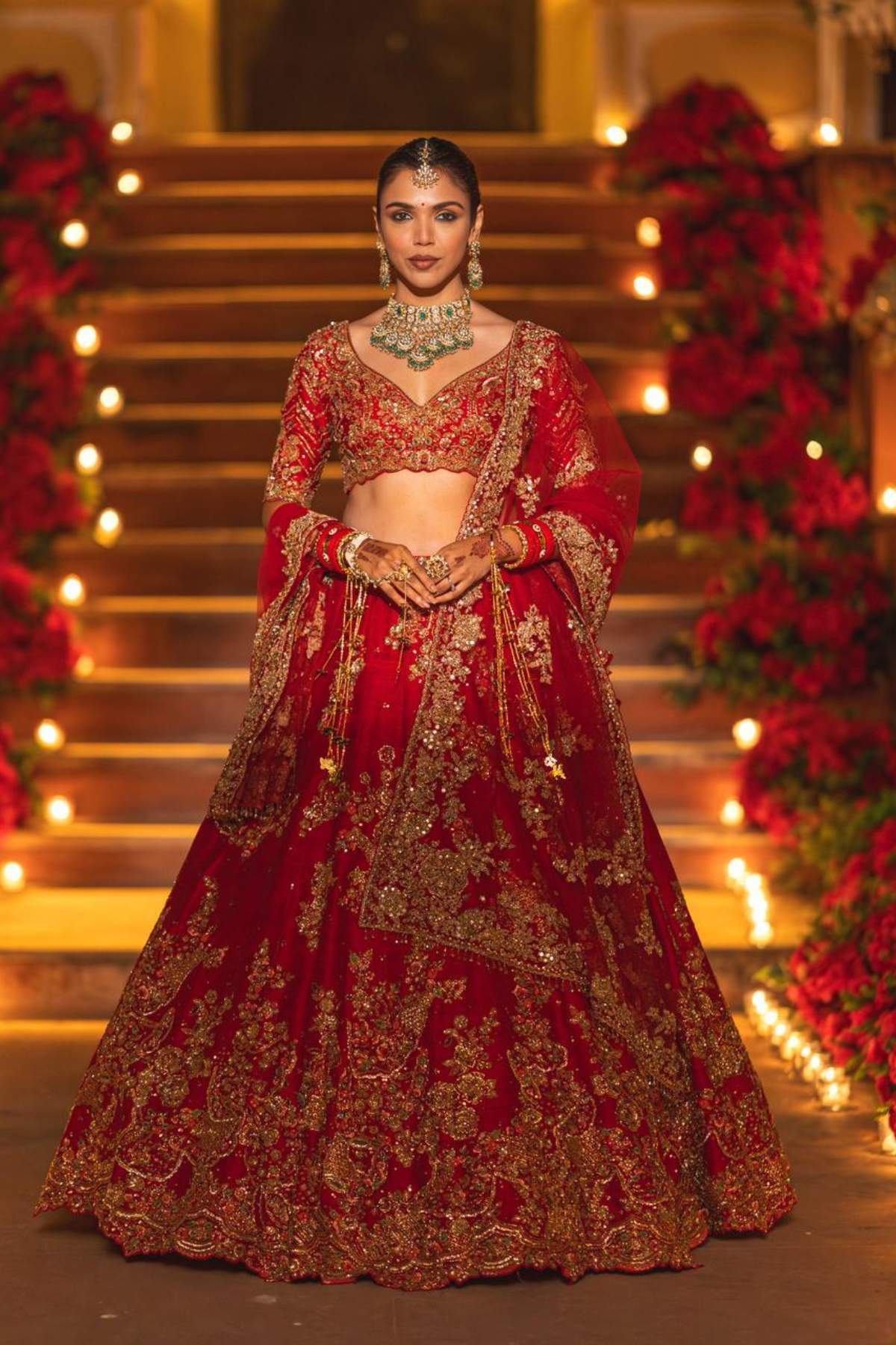 Shriya Pilgaonkar in "Atreyi" Bridal Lehenga