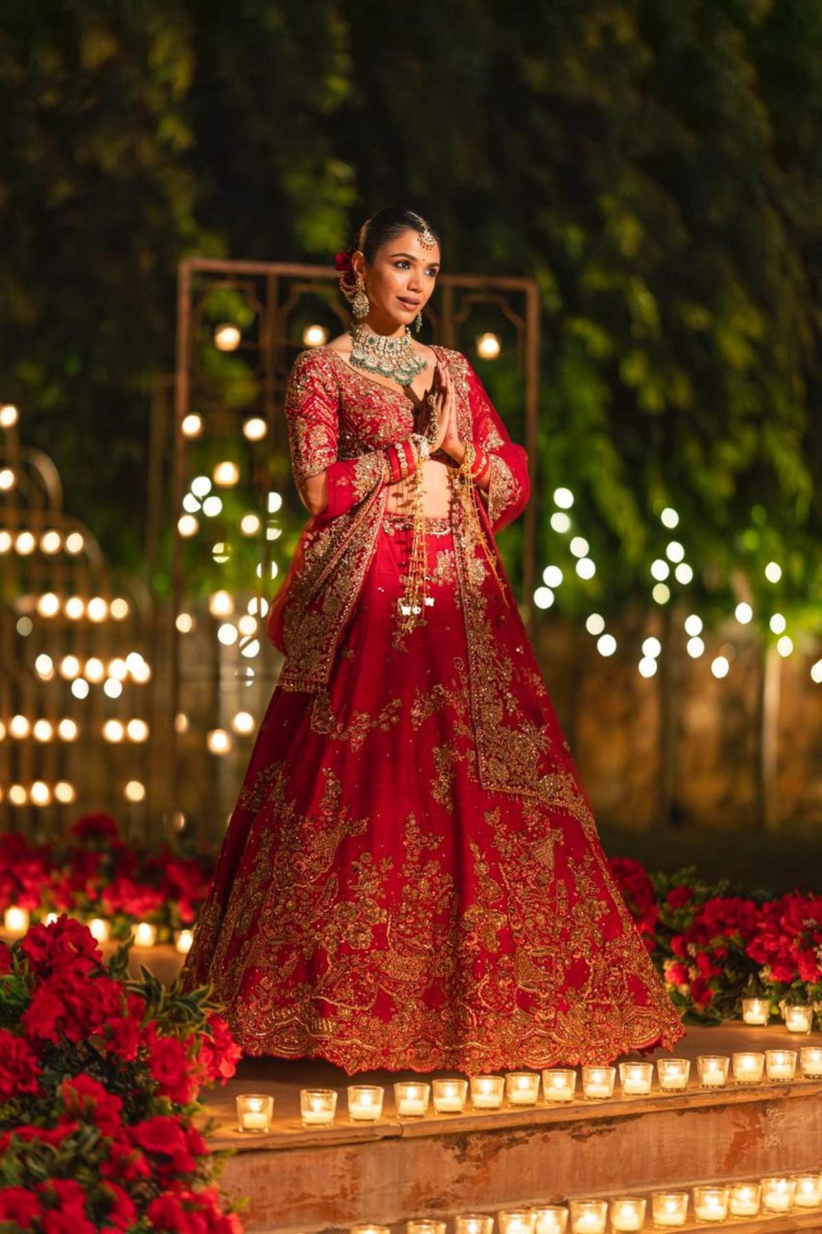 Shriya Pilgaonkar in "Atreyi" Bridal Lehenga
