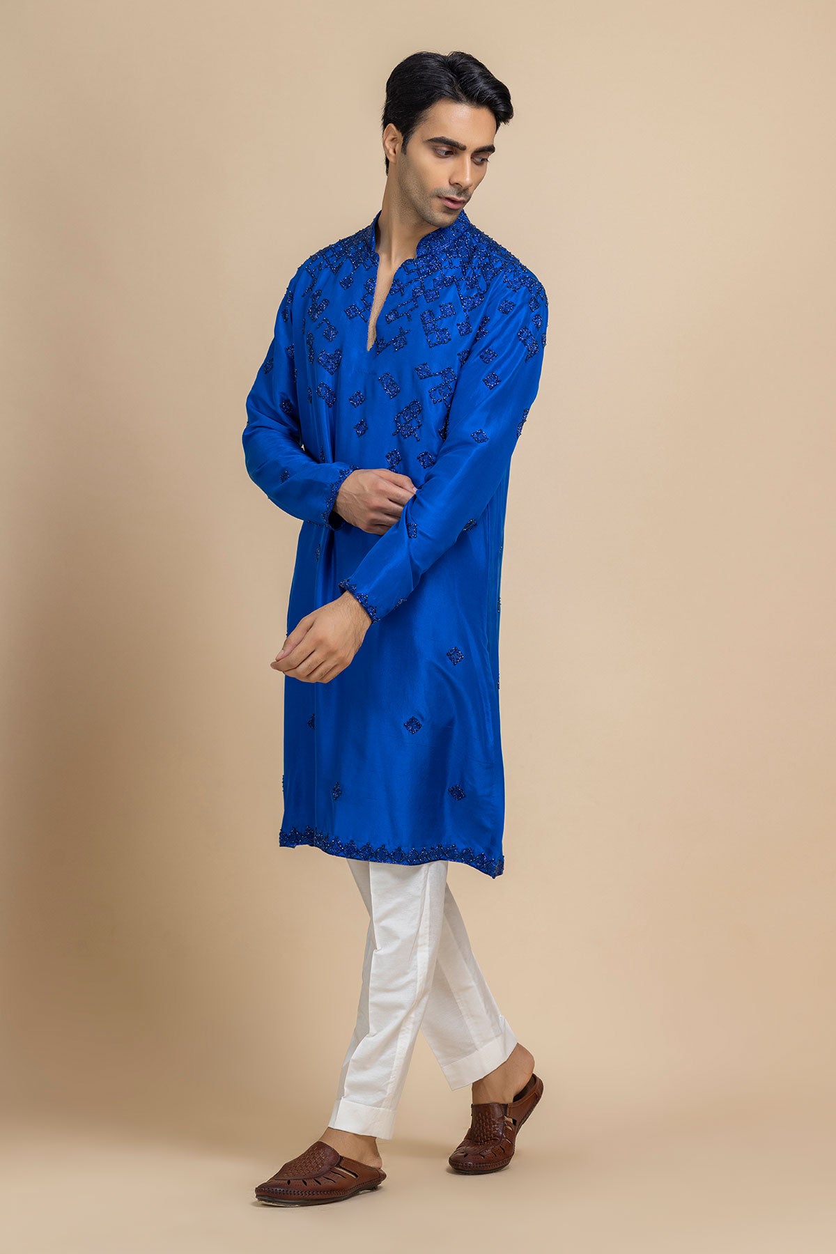 Blue Monarch Kurta & Pant Set