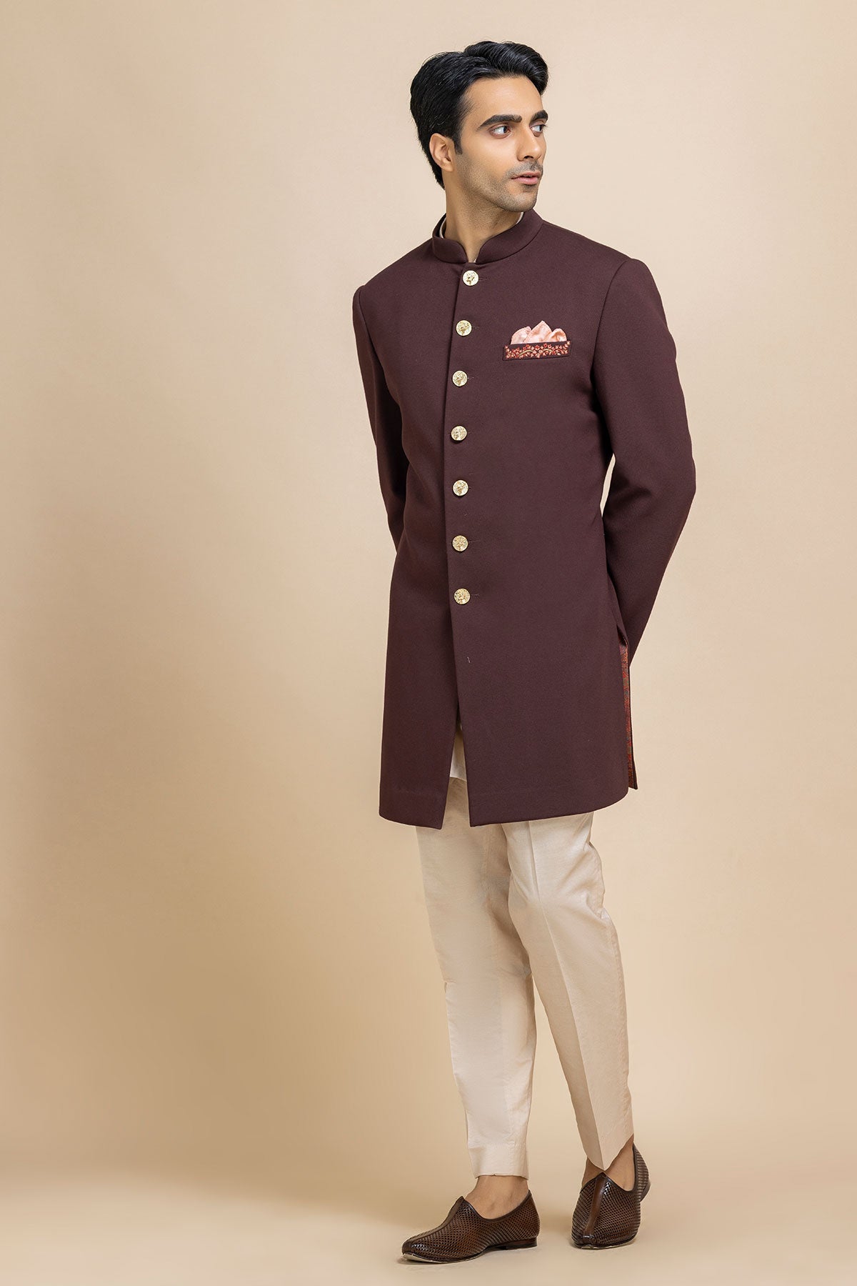 Auburn Regal Achkan