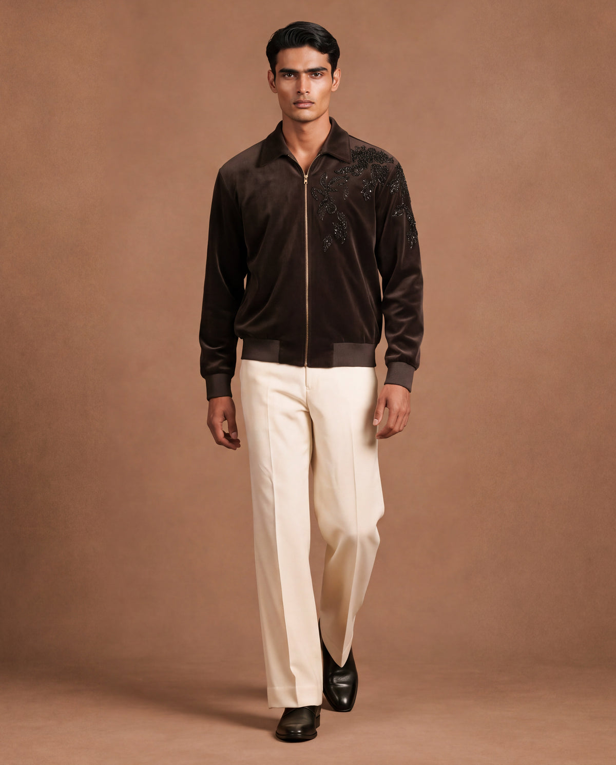 Chestnut Blaze Bomber Jacket