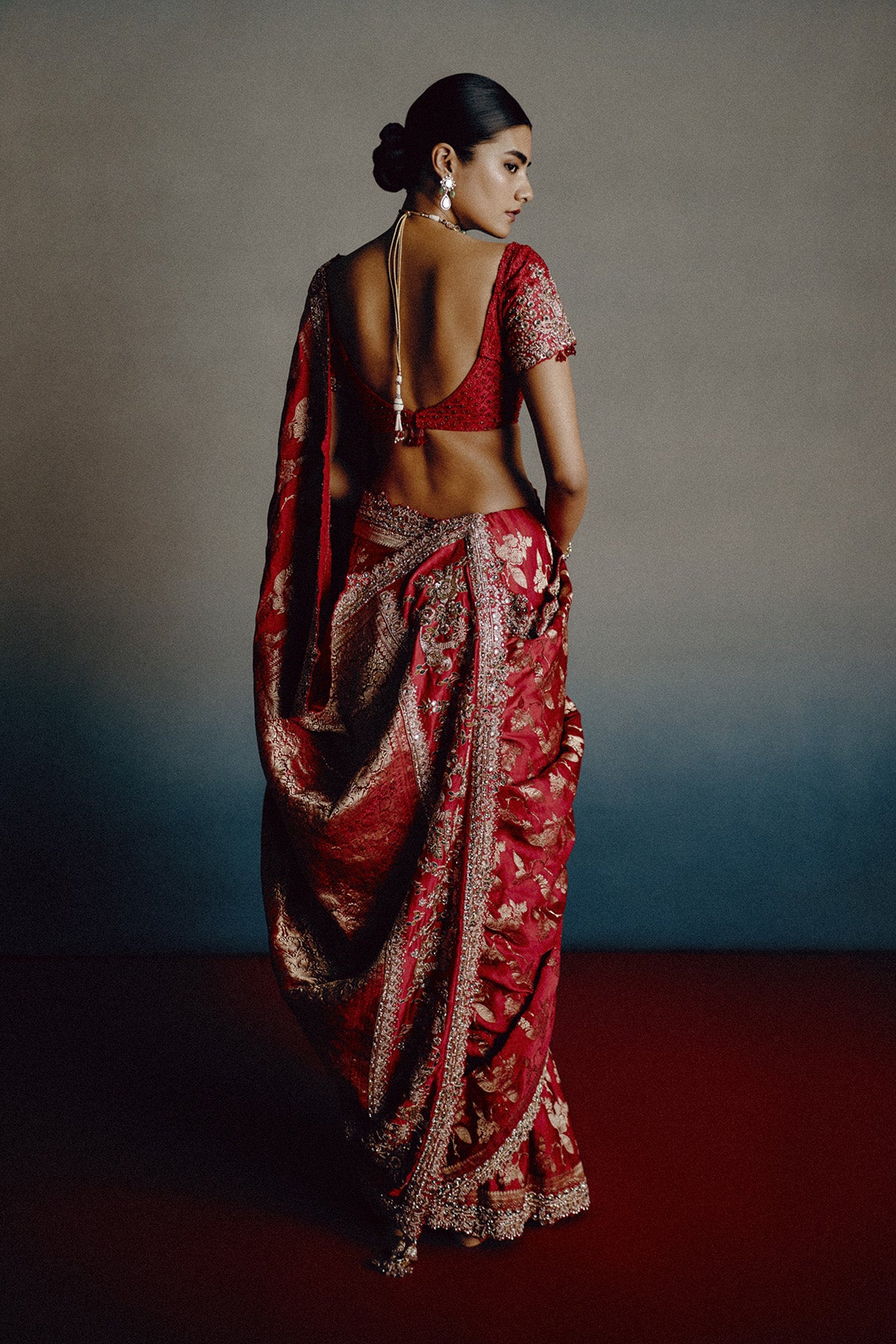 Red Epiphany Bridal Saree