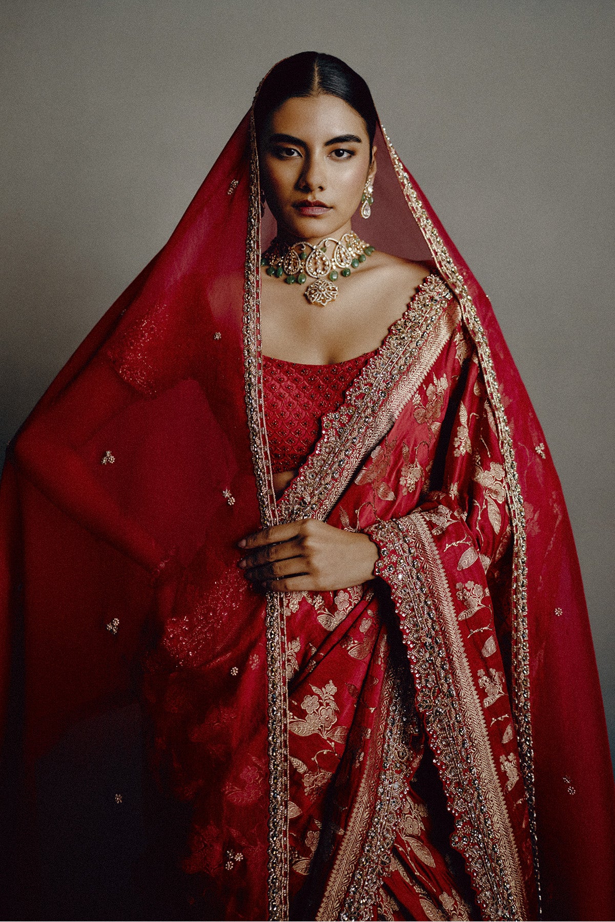 Red Epiphany Bridal Saree