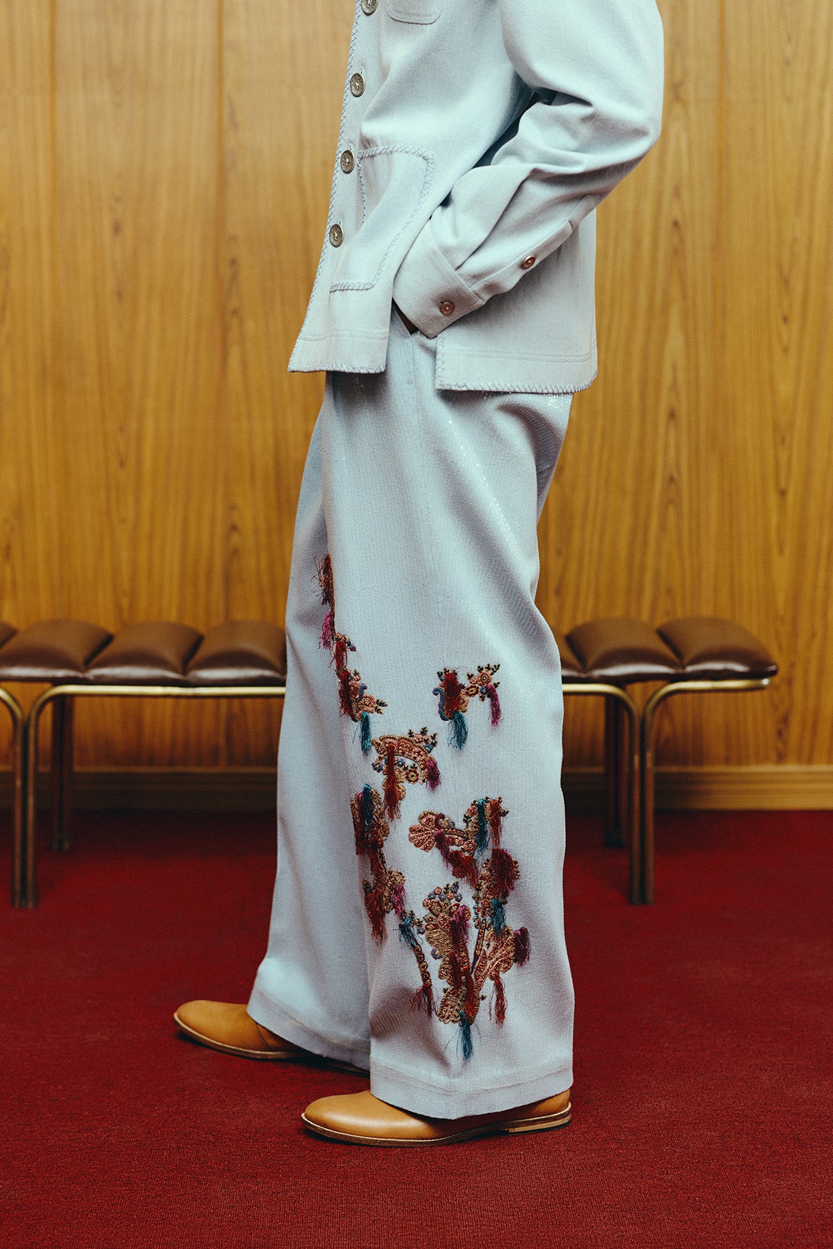 Azure Reverie Shacket and Pant Set