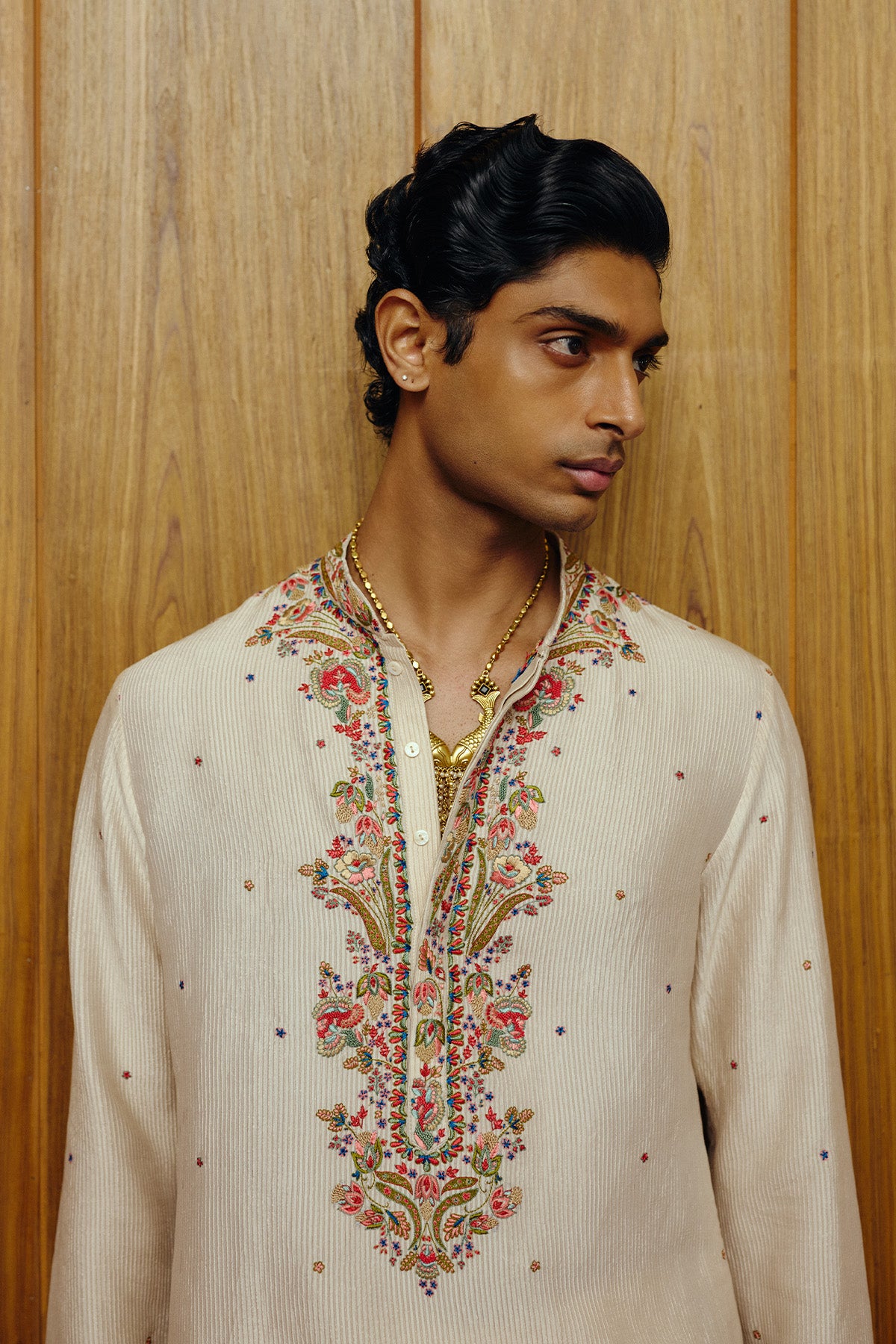The Elias Ivory Kurta Set