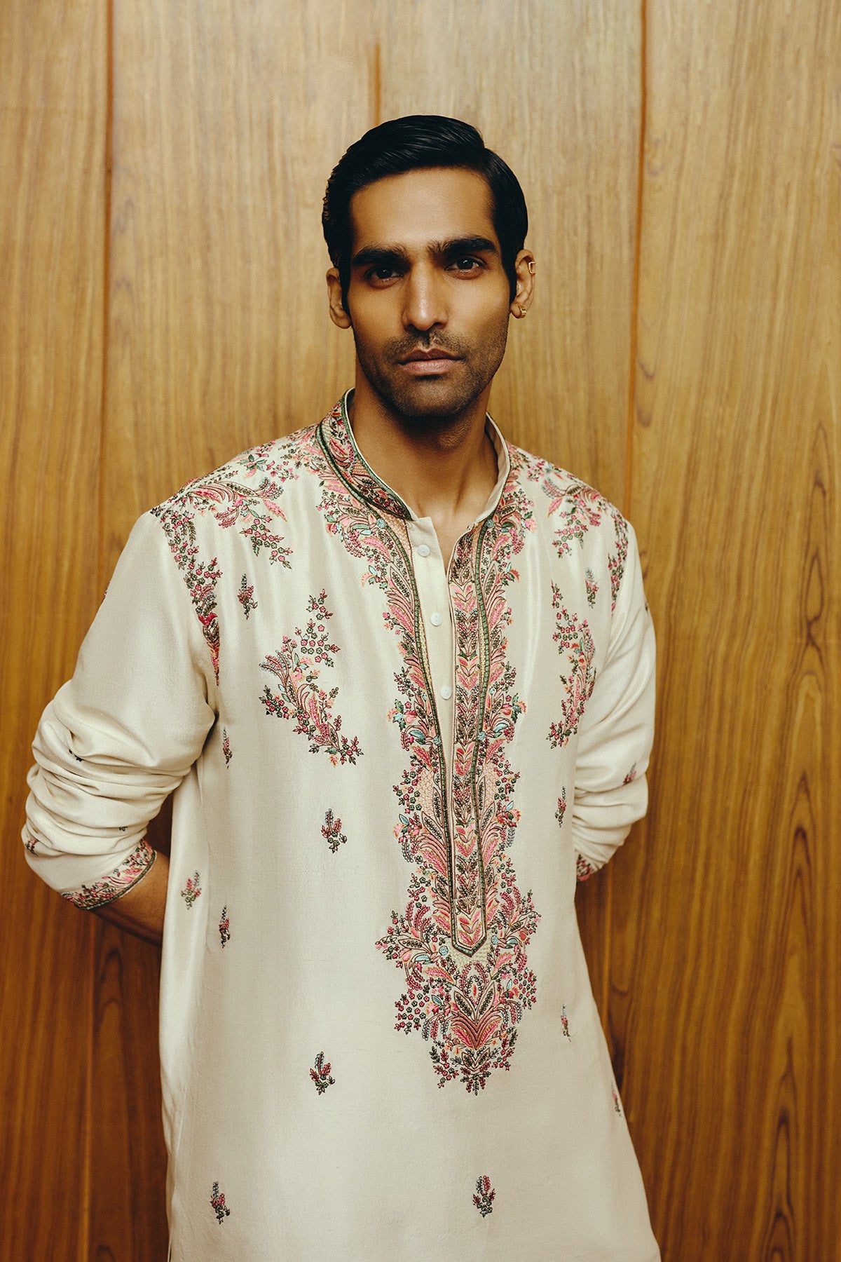 Ivory Élan Kurta and Trouser