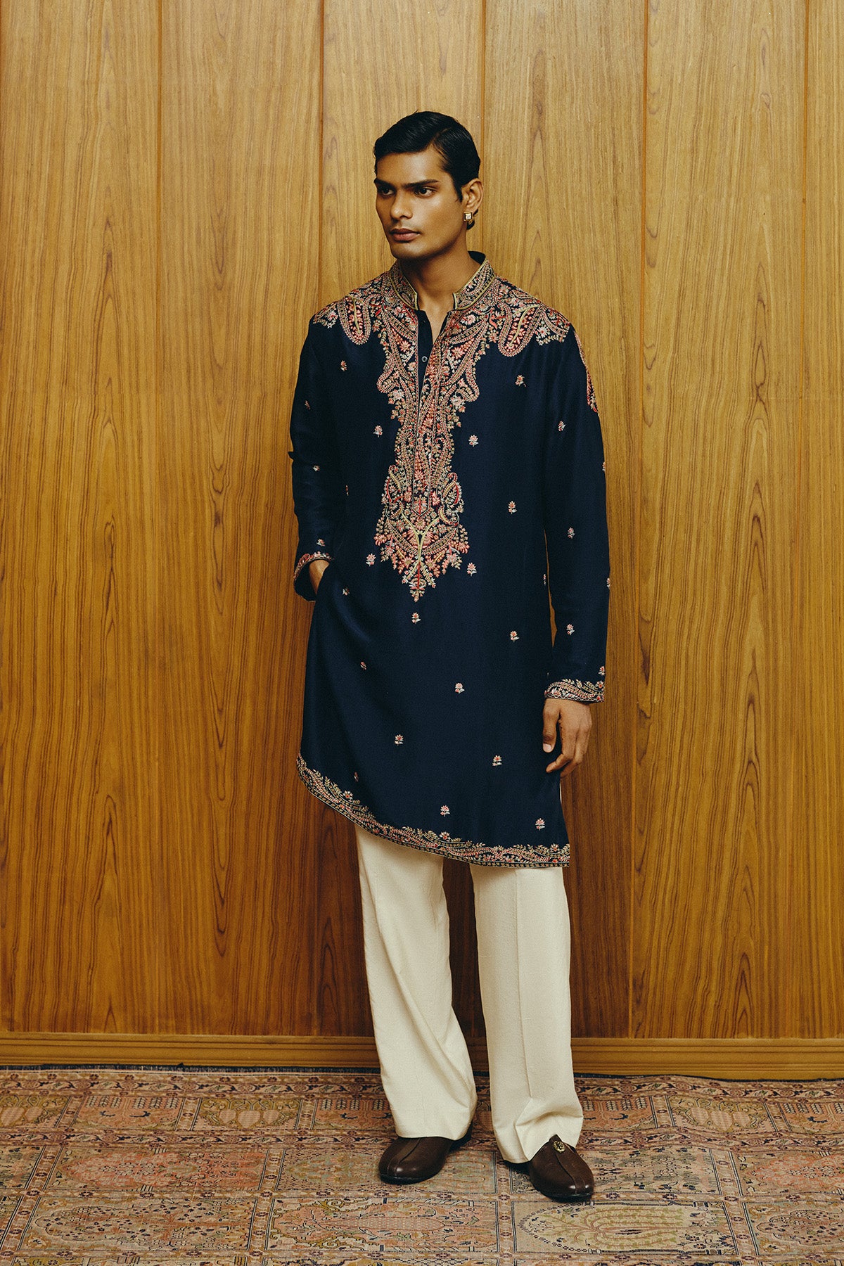 Aurum Navy Kurta Set
