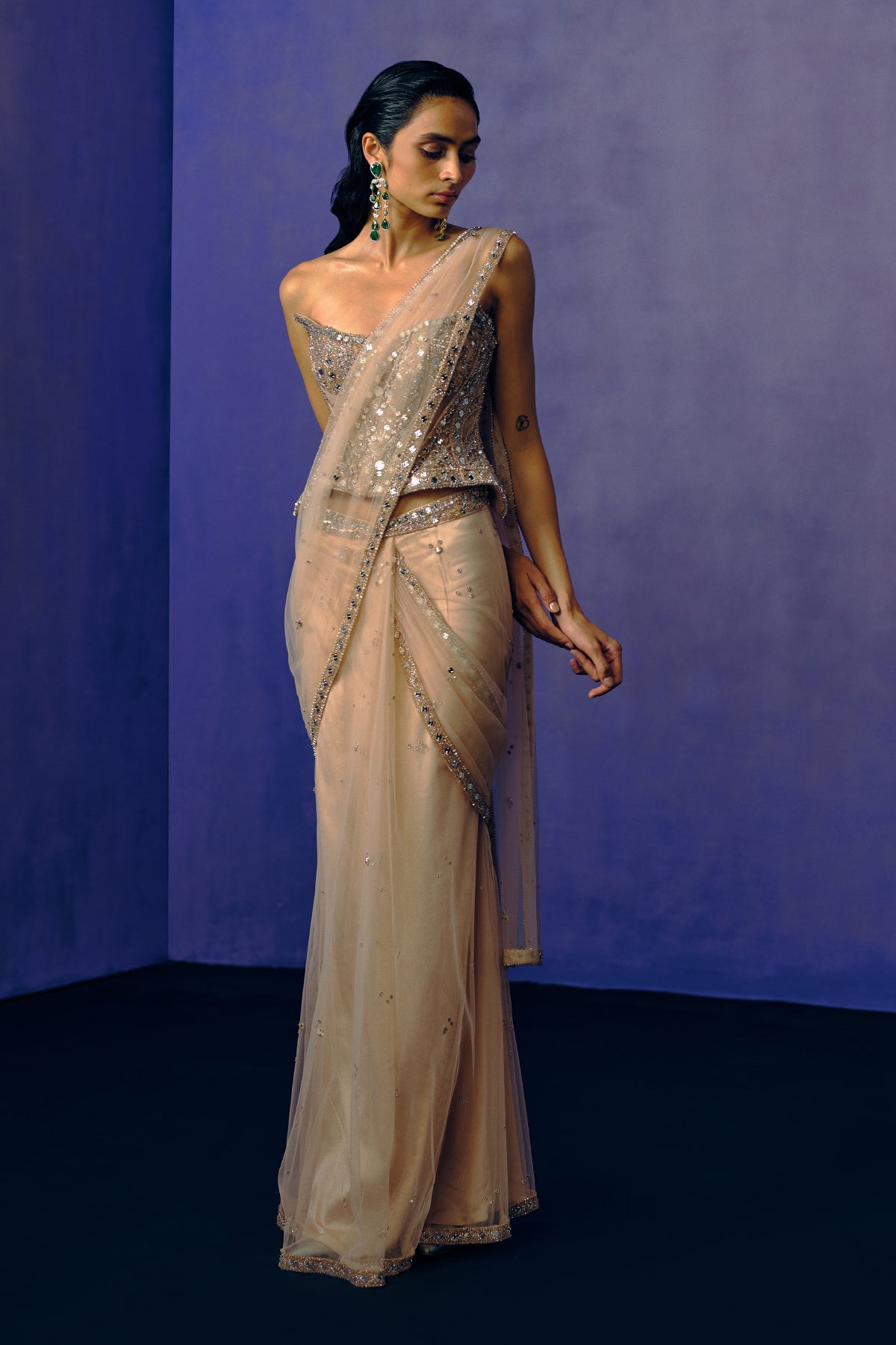 The Afterglow  Drape Saree