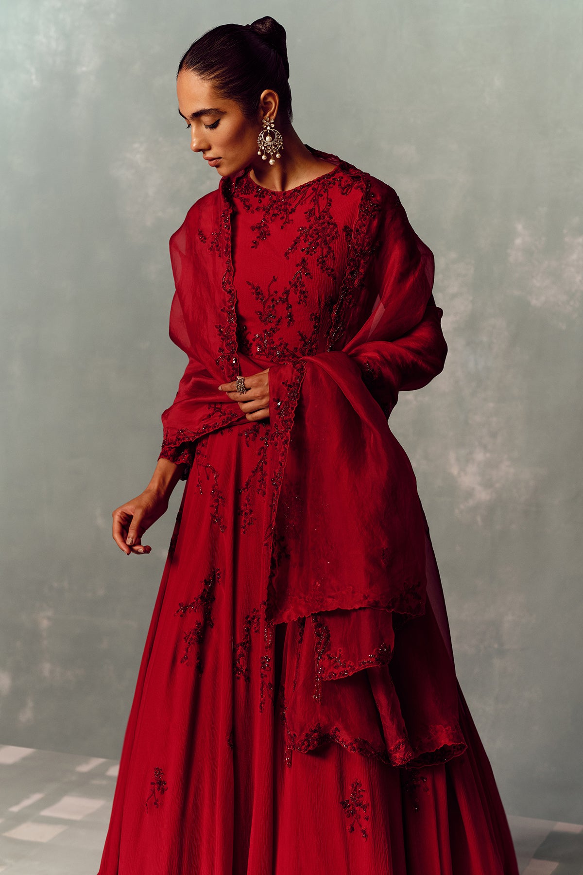 The Imperial Ruby Anarkali