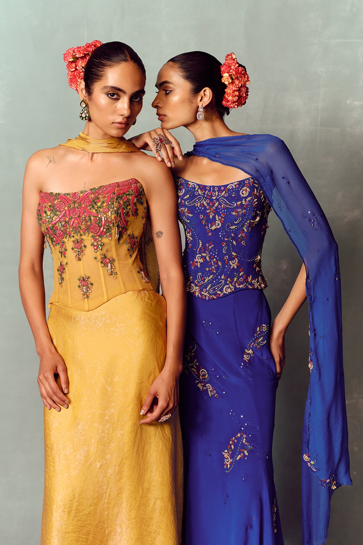 Azure Muse CORSET AND SKIRT SET