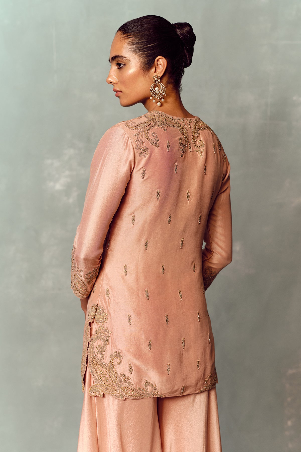 Rosé Lumière Sharara Set