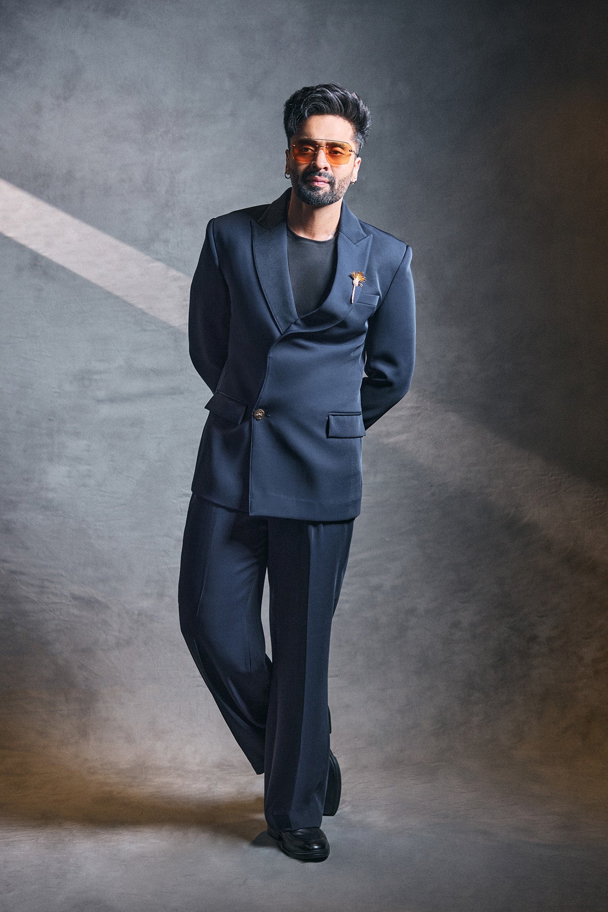 Jackyy bhagnani in Onyx Tuxedo