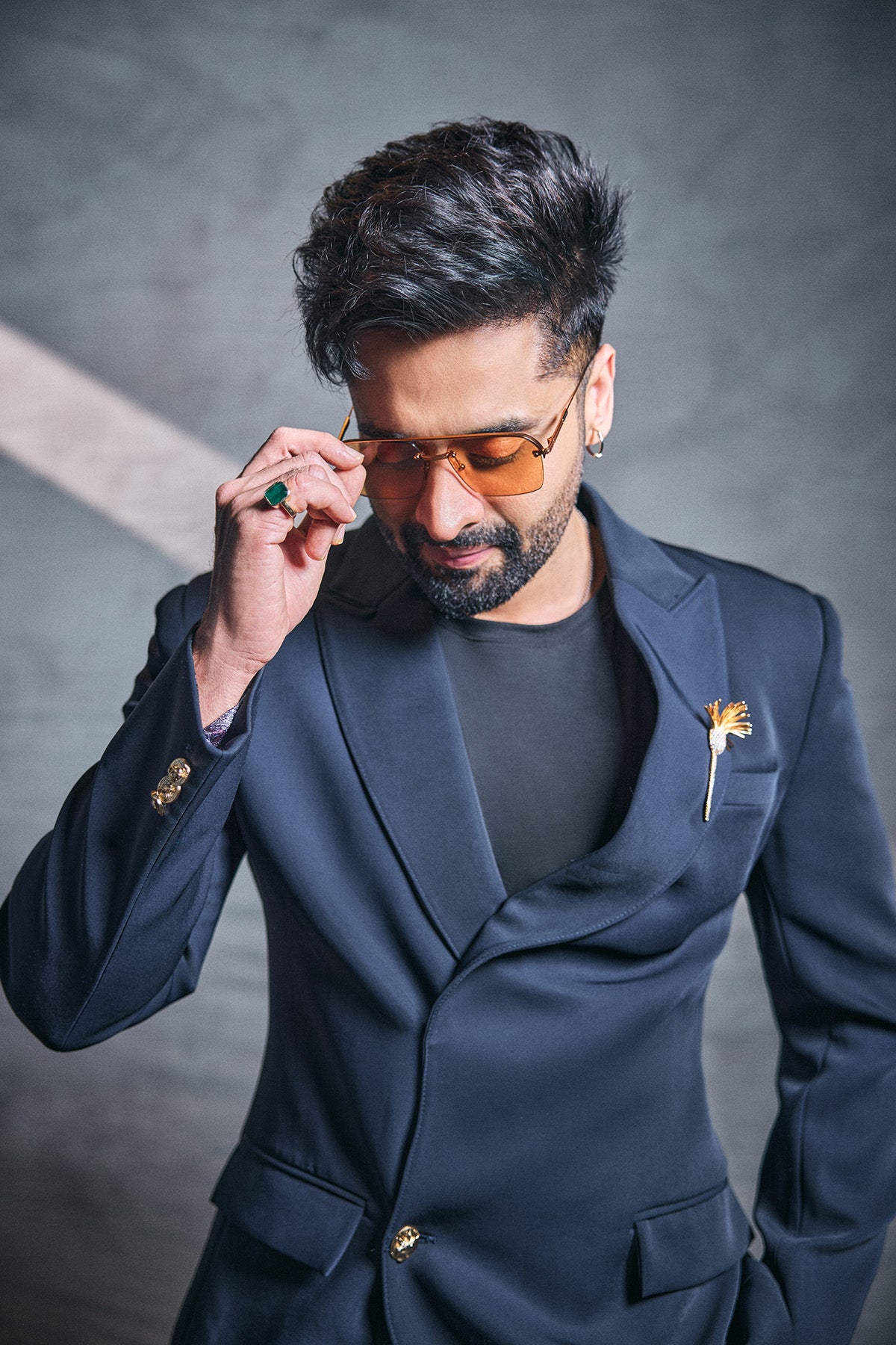 Jackyy bhagnani in Onyx Tuxedo