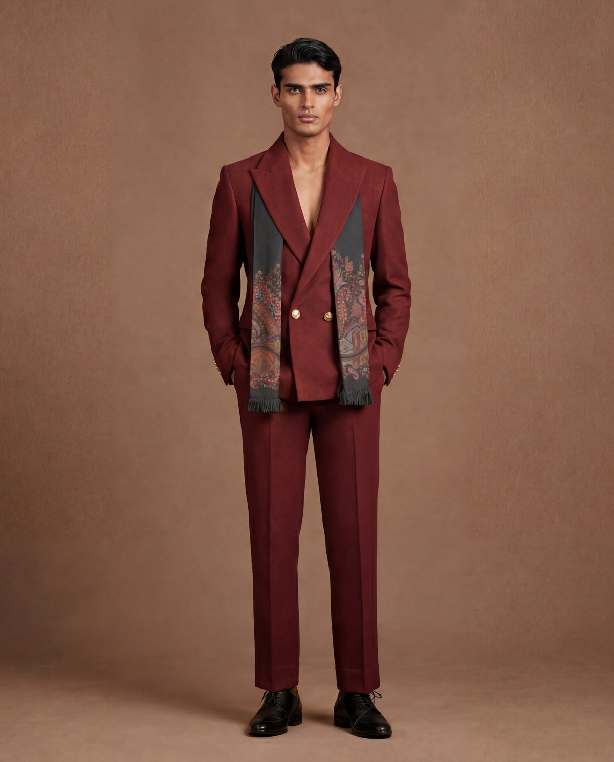 Tharven Jacket, Pant & Scarf Set