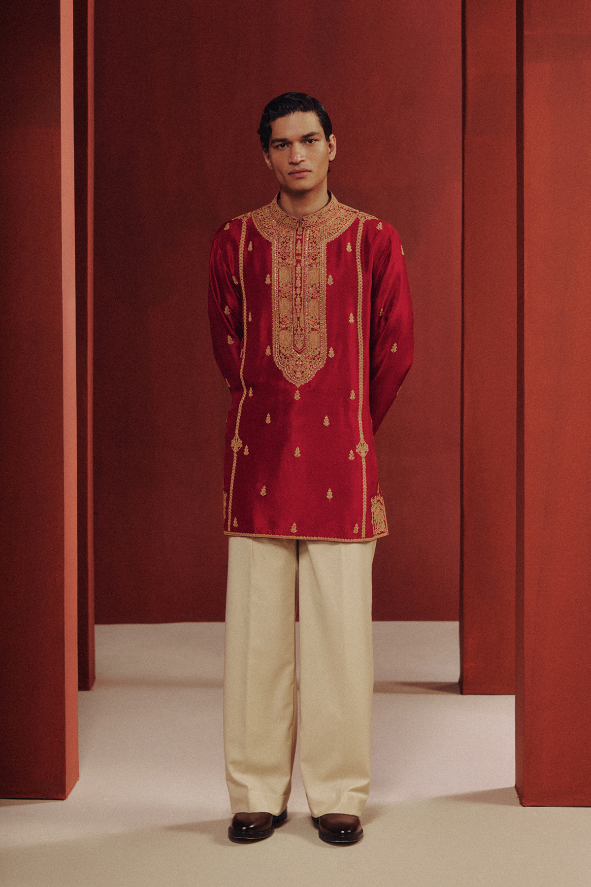 The Abeer Kashidakari Kurta Set