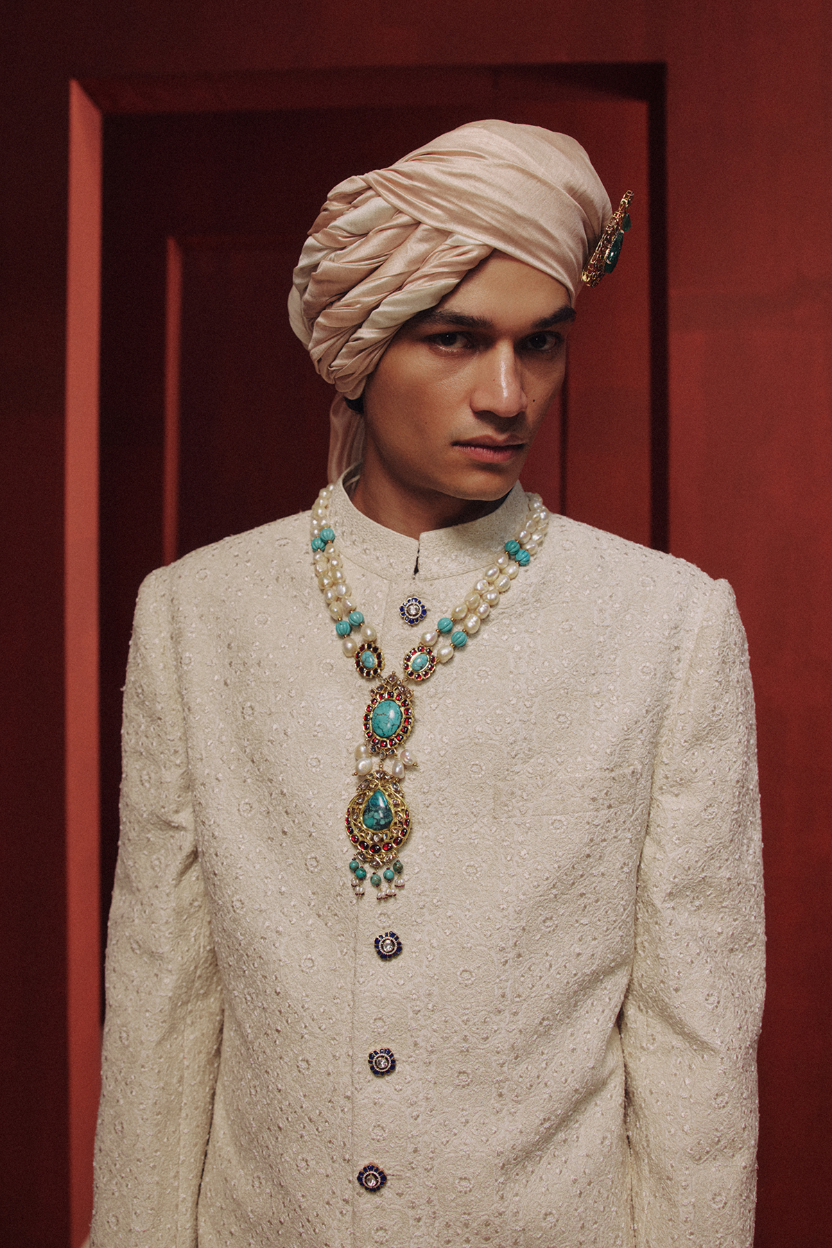 The Moonlit Pearl Sherwani
