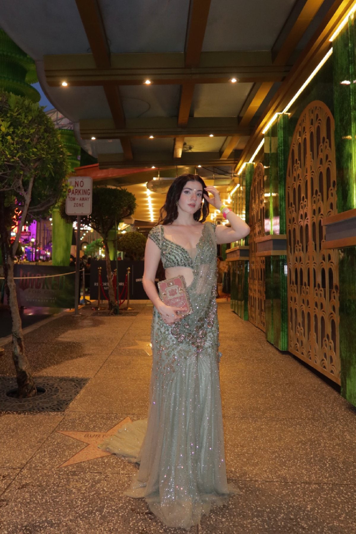 Aatha shah in "Michele" Drape Saree