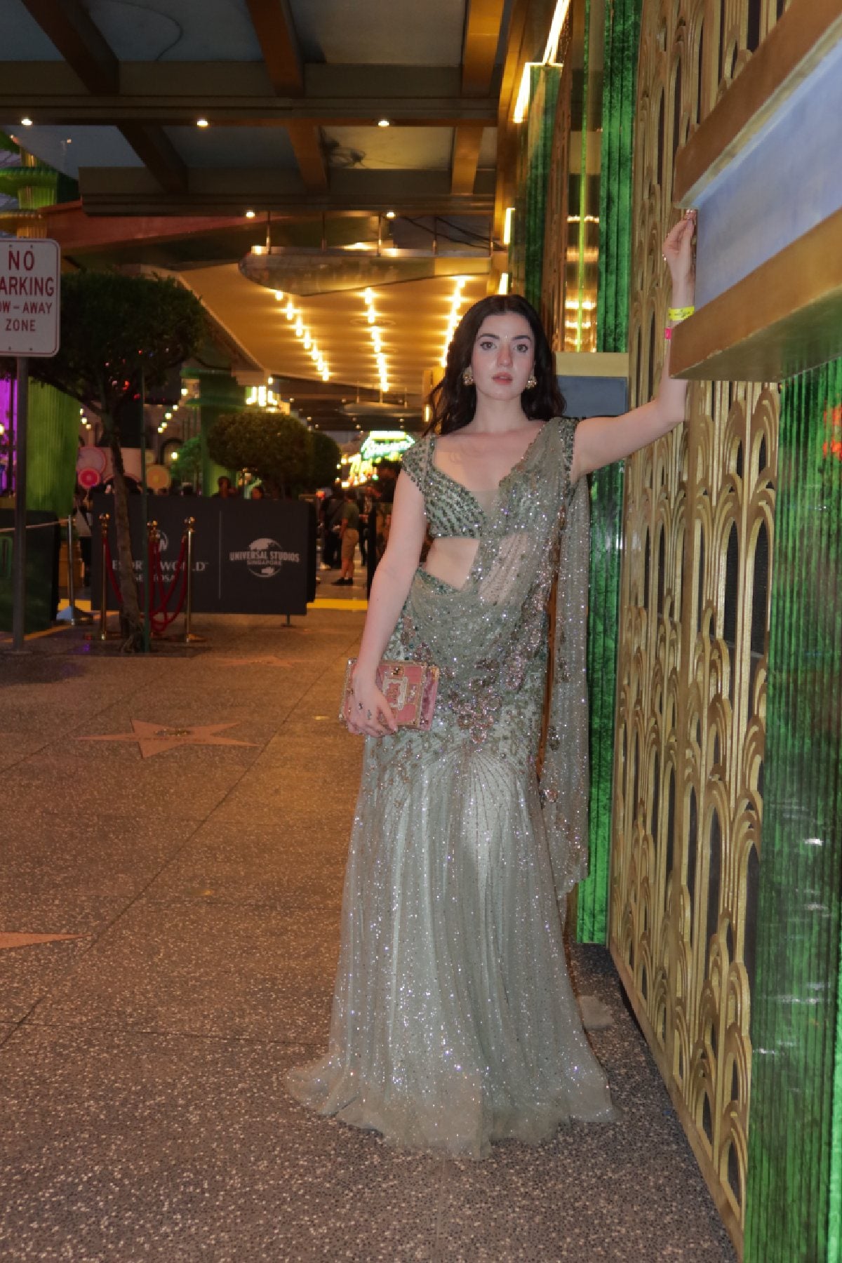 Aatha shah in "Michele" Drape Saree