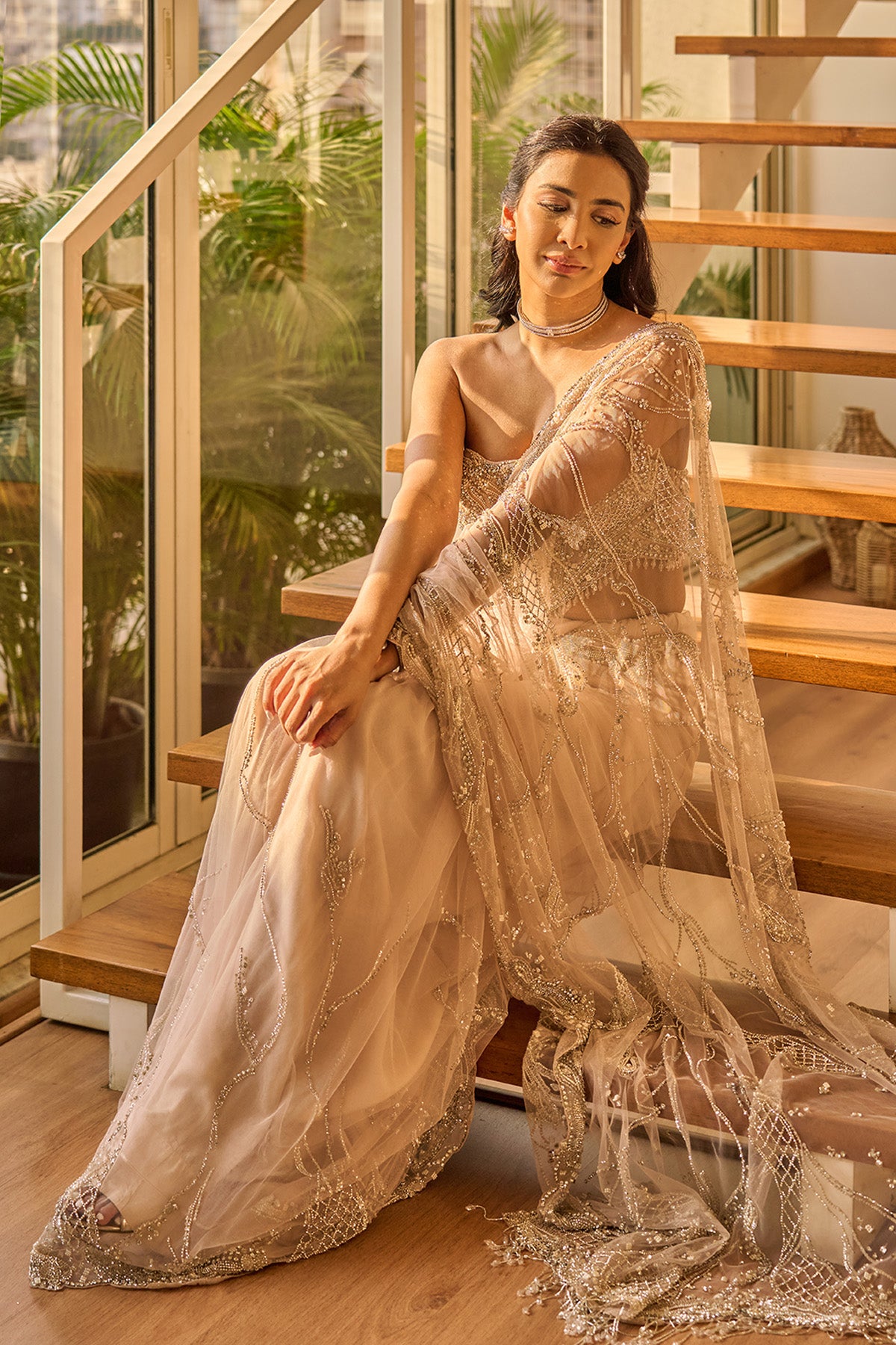 Jayati Modi in Moonlit Whisper Saree