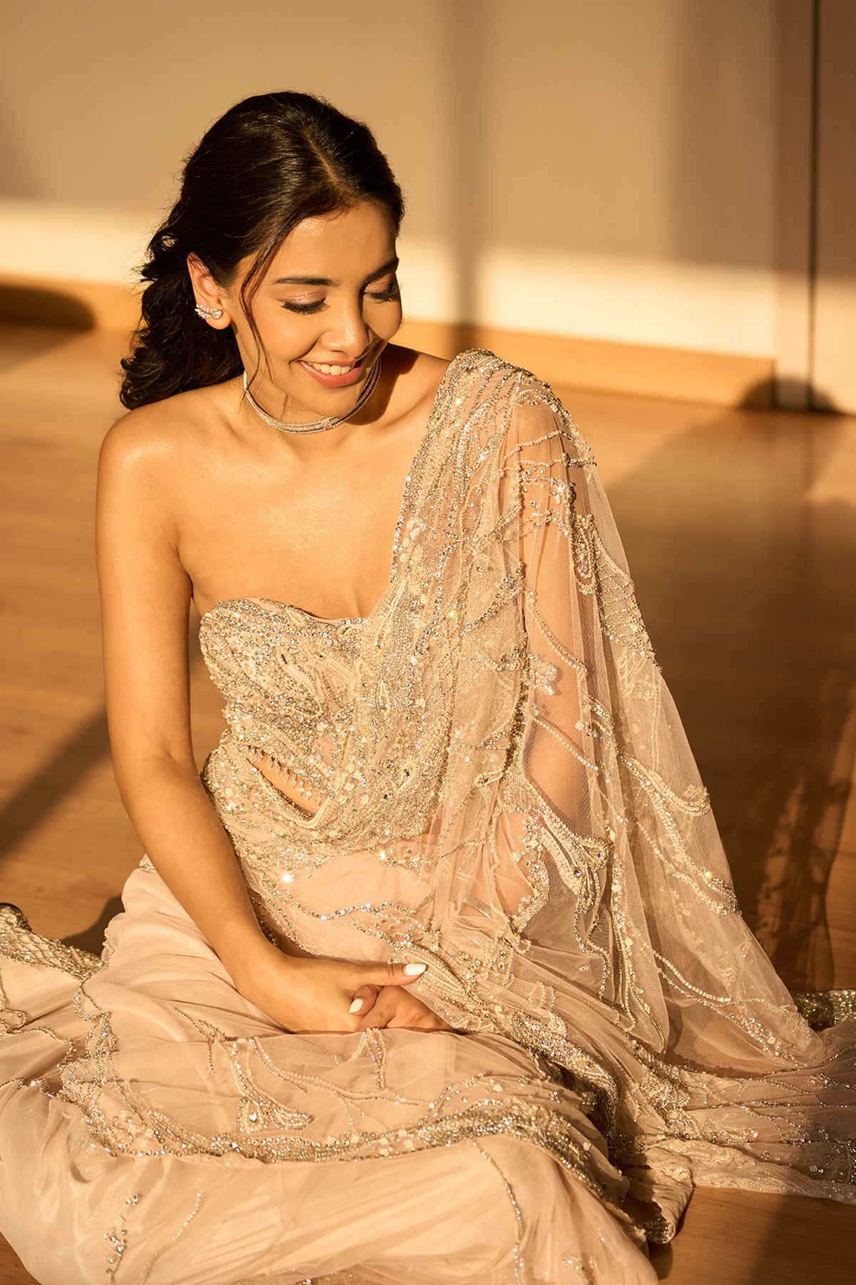 Jayati Modi in Moonlit Whisper Saree