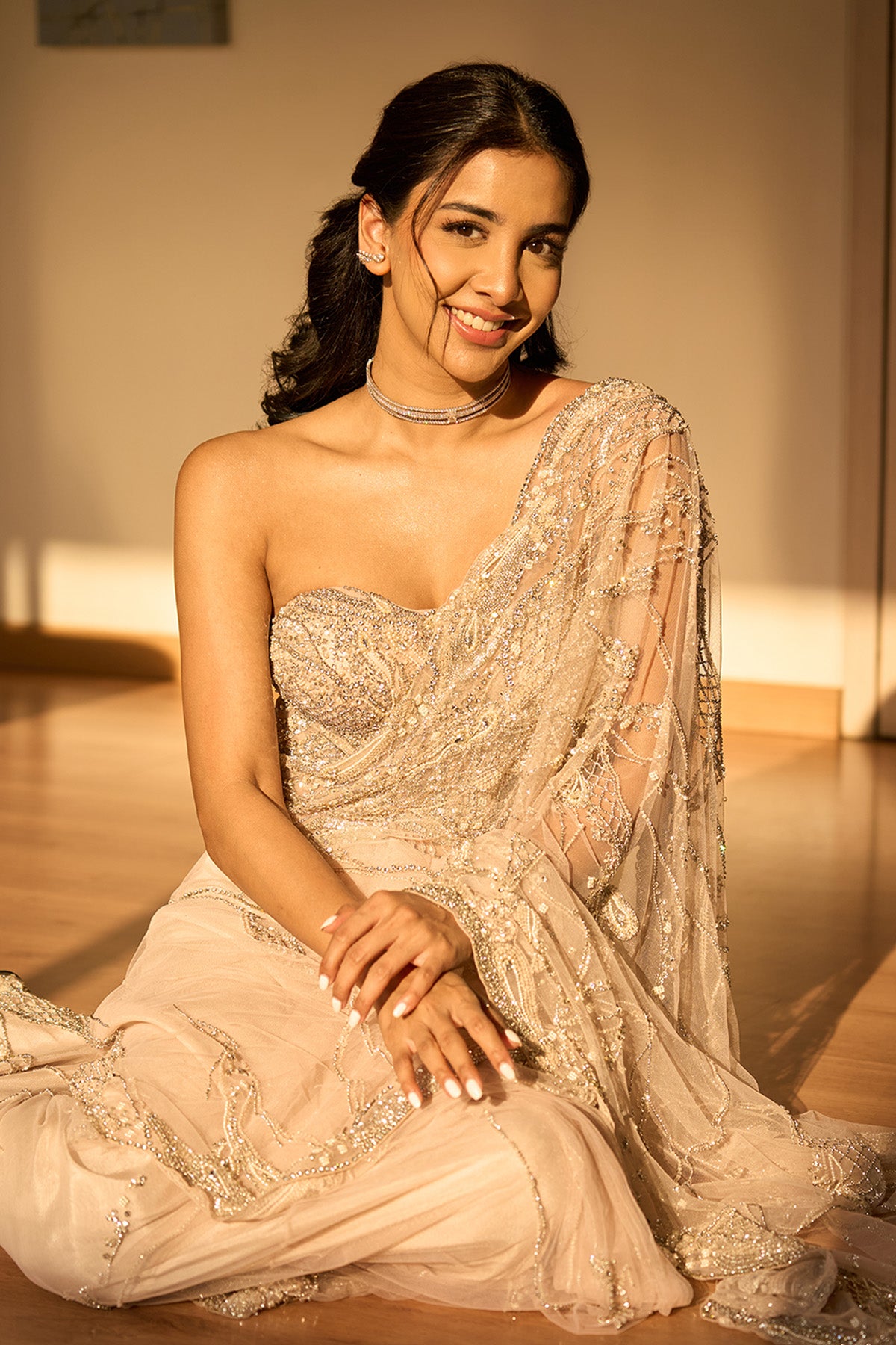 Jayati Modi in Moonlit Whisper Saree