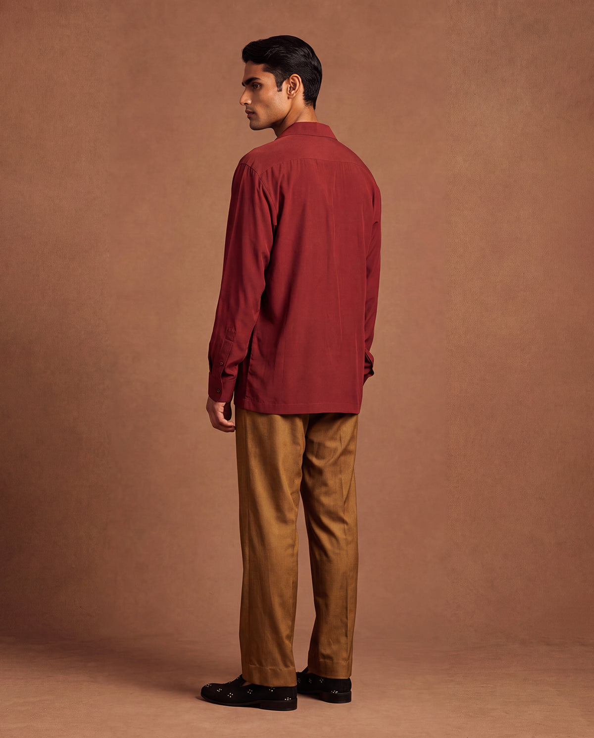 Claret Shirt & Pant Set